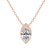 10kt Rose Gold Globe Slider Lab Grown Diamond Pendant