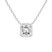 10kt White Gold Globe Slider Lab Grown Diamond Pendant