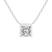 9ct White Gold Globe Slider Lab Grown Diamond Pendant