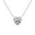 10kt White Gold Globe Slider Lab Grown Diamond Pendant