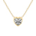 10kt Yellow Gold Globe Slider Lab Grown Diamond Pendant