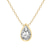 14kt Yellow Gold Globe Slider Lab Grown Diamond Pendant