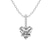 Platinum Lucida Four Prong Lab Grown Diamond Pendant