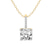 14kt Yellow Gold Lucida Four Prong Lab Grown Diamond Pendant