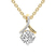 18ct Yellow Gold Priscilla Slider Lab Grown Diamond Pendant