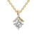 14ct Yellow Gold Priscilla Slider Lab Grown Diamond Pendant