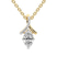 18ct Yellow Gold Priscilla Slider Lab Grown Diamond Pendant