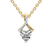 18ct Yellow Gold Priscilla Slider Lab Grown Diamond Pendant