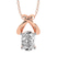 14kt Rose Gold Adriana Lab Grown Diamond Pendant