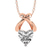 10kt Rose Gold Adriana Lab Grown Diamond Pendant