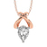 18kt Rose Gold Adriana Lab Grown Diamond Pendant