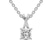 Platinum Lou Slider Lab Grown Diamond Pendant