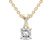 10kt Yellow Gold Lou Slider Lab Grown Diamond Pendant
