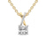 10kt Yellow Gold Lou Slider Lab Grown Diamond Pendant