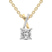 10kt Yellow Gold Lou Slider Lab Grown Diamond Pendant