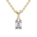 10kt Yellow Gold Lou Slider Lab Grown Diamond Pendant