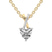 10kt Yellow Gold Lou Slider Lab Grown Diamond Pendant