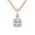 10kt Rose Gold Joan Fashion Lab Grown Diamond Pendant