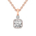 18ct Rose Gold Joan Fashion Lab Grown Diamond Pendant