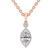 10kt Rose Gold Joan Fashion Lab Grown Diamond Pendant
