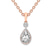10kt Rose Gold Joan Fashion Lab Grown Diamond Pendant