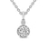 10kt White Gold Joan Fashion Lab Grown Diamond Pendant