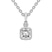 9ct White Gold Joan Fashion Lab Grown Diamond Pendant