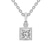 Platinum Joan Fashion Lab Grown Diamond Pendant