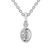 9ct White Gold Joan Fashion Lab Grown Diamond Pendant
