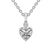 9ct White Gold Joan Fashion Lab Grown Diamond Pendant