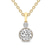 18kt Yellow Gold Joan Fashion Lab Grown Diamond Pendant