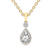 9ct Yellow Gold Joan Fashion Lab Grown Diamond Pendant
