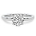 Four Prong Solitaire 2mm Lab Diamond Ring