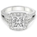Rosalind Split Shank Halo Lab Diamond Ring