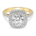 Arya Double Halo Lab Diamond Ring