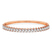 Pear Cascade Lab Diamond Openable Bangle Bracelet