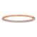 Tear of Light Marquise Lab Diamond Openable Bangle Bracelet