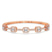 Emerald Embrace Lab Diamond Openable Bangle Bracelet