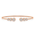 Lina Tapered Flexi Lab Diamond Bangle Bracelet