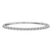 14kt White Gold Oval Serenity Sunlit Yellow Lab Diamond Openable Bangle Bracelet (2 Ct. Tw.)