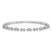 Emerald & Oval Fusion Lab Diamond Openable Bangle Bracelet