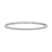 14kt White Gold Round Embrace Lab Diamond Openable Bangle Bracelet (2 Ct. Tw.)