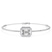 Estelle Halo Emerald Lab Diamond openable bracelet