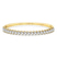 Pear Cascade Lab Diamond Openable Bangle Bracelet