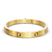 Round Flush Set Lab Diamond Bangle Bracelet