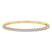 Tear of Light Marquise Lab Diamond Openable Bangle Bracelet