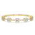 Emerald Embrace Lab Diamond Openable Bangle Bracelet