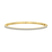 14kt Yellow Gold Round Embrace Lab Diamond Openable Bangle Bracelet (2 Ct. Tw.)