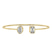 Eden Bezel Flexi Lab Diamond Bangle Bracelet