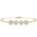 Eloise Halo Lab Diamond openable bracelet
